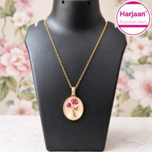 18k gold plated anti tarnish , stainless steel water proof gold necklace