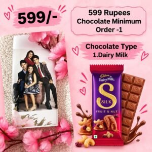 customised photo print chocolate