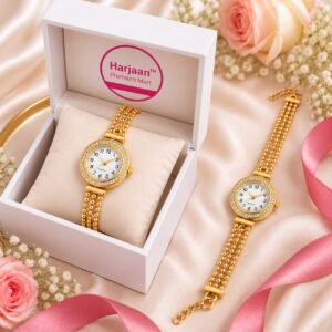 18k gold plated anti tarnish watch