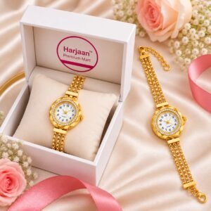 18k gold plated anti tarnish watch