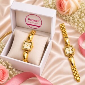 18k gold plated anti tarnish watch