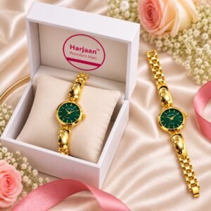18k gold plated anti tarnish watch