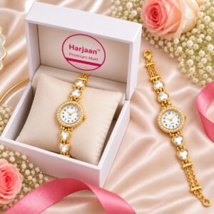 18k gold plated anti tarnish watch